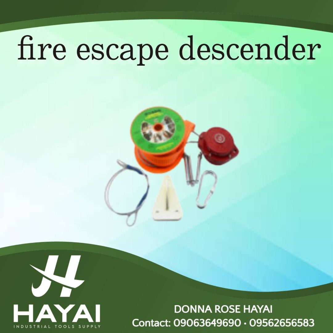 fire escape descender, Commercial & Industrial, Construction Tools ...