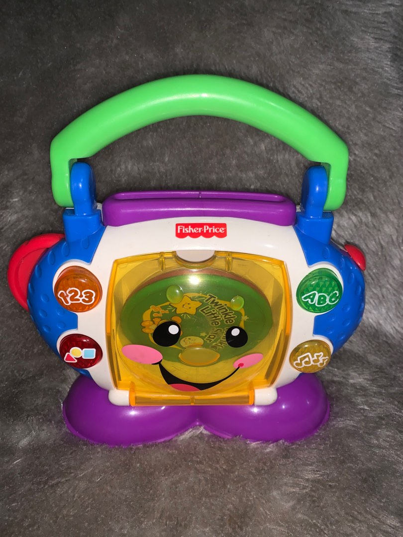 Fisher Price CD Player Baby Infant Toddler Toy Babies Kids Infant Playtime on Carousell
