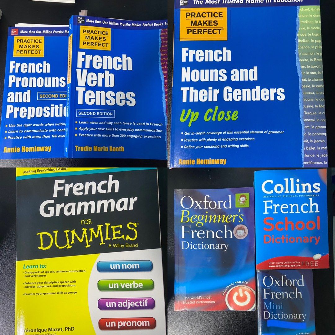 French Textbooks, Workbooks, Dictionaries, Hobbies & Toys, Books