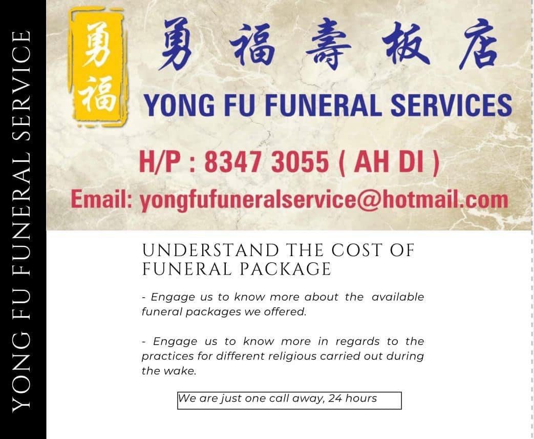 Funeral service, Everything Else on Carousell