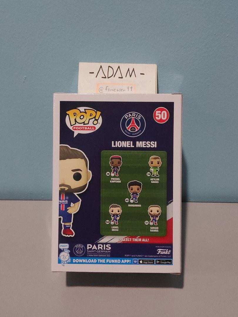 Funko Pop! Football PSG Lionel Messi #50