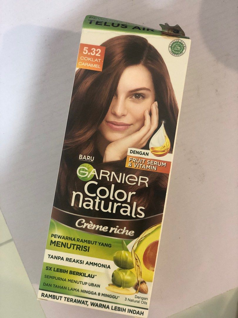 garnier hair colour caramel brown, Beauty & Personal Care, Hair on