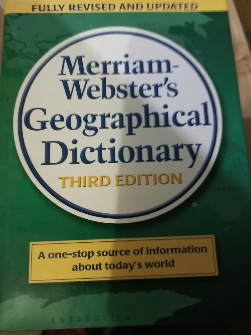 Geographical Dictionary, Hobbies & Toys, Books & Magazines, Textbooks