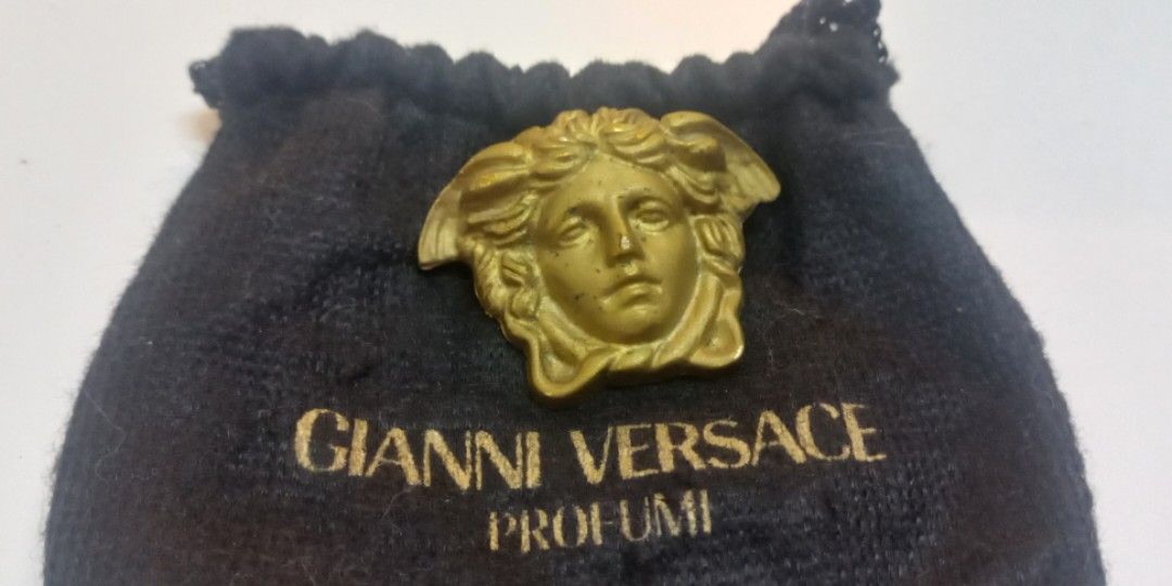 Gianni Versace Rare 1980s Medusa Head Brooch