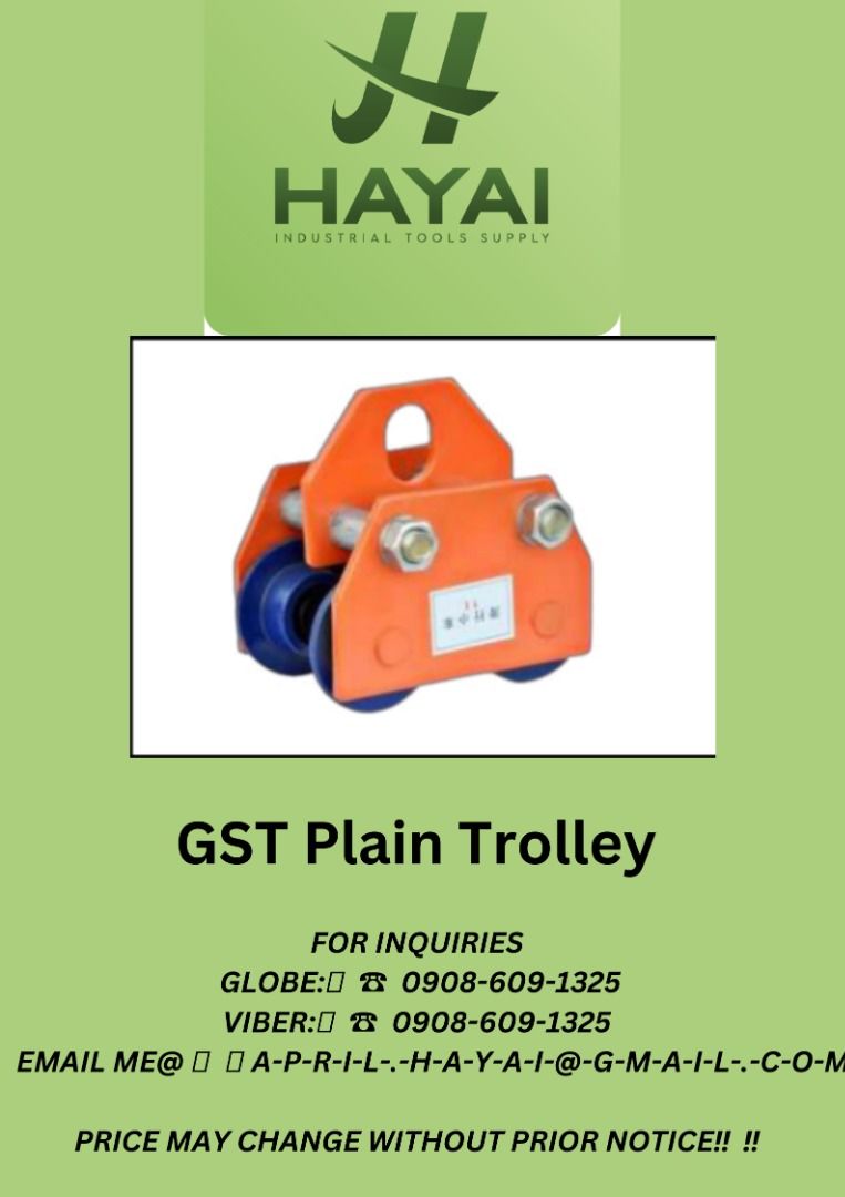 GST Plain Trolley, Commercial & Industrial, Construction Tools