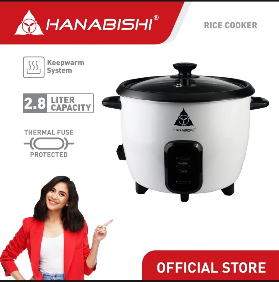 Hanabishi Rice Cooker, TV & Home Appliances, Kitchen Appliances