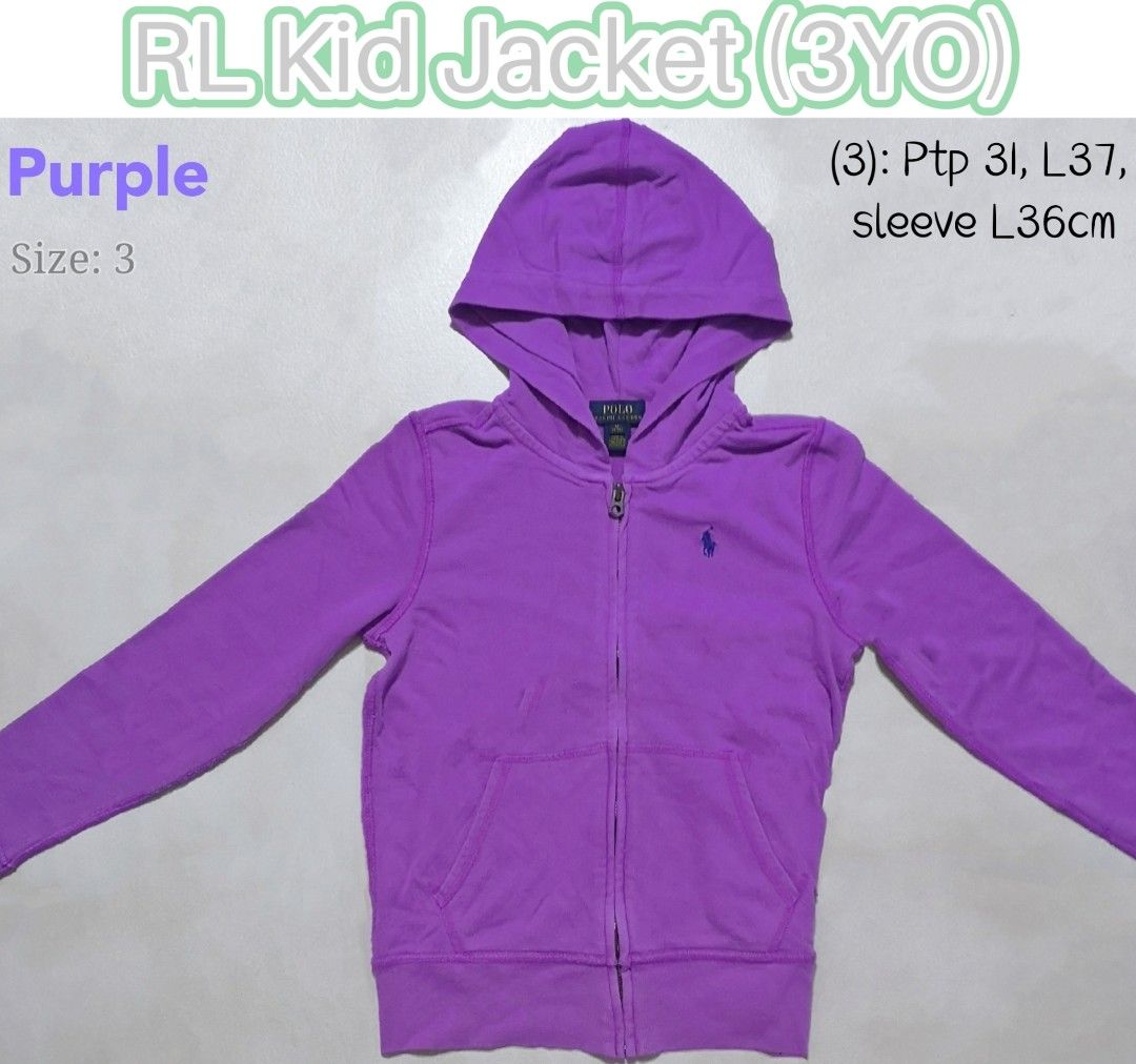 Purple best sale polo jacket