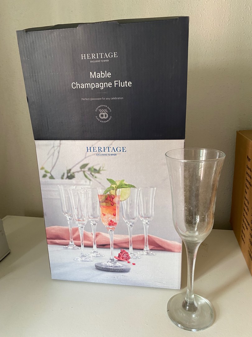 Heritage brand wine glass, Furniture & Home Living, Kitchenware