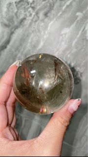 High Quality Light Smoky Quartz Sphere Crystal Crystals