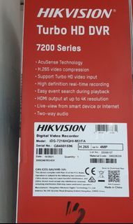 Hikvision DVR 16 CHANNEL UP TO 4MP