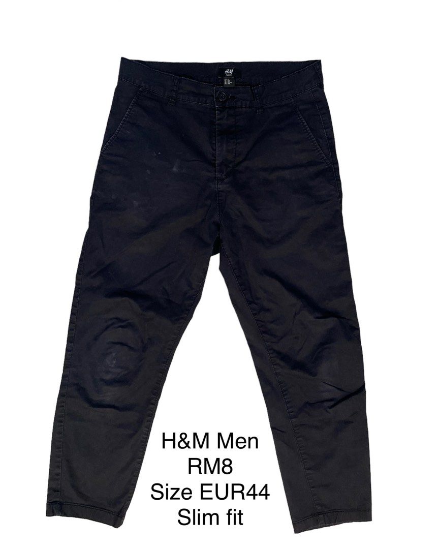 H M Men trousers Men s Fashion Bottoms Trousers on Carousell