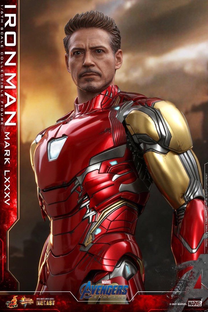Hottoys MMS528 D30 Marvel Avengers Endgame Ironman Mark 85 New head Hot toys Iron man Mk85