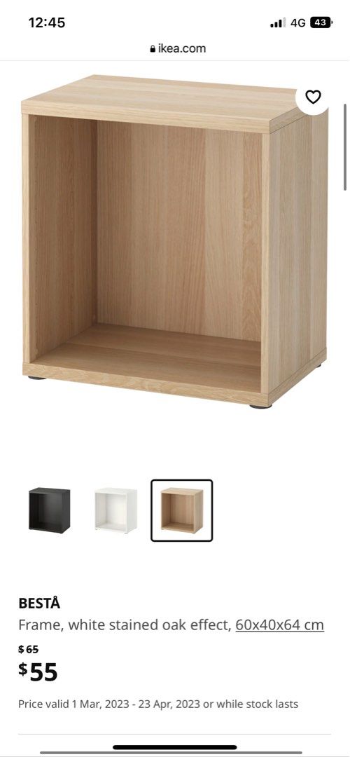 IKEA BESTA storage combination, Furniture & Home Living, Furniture