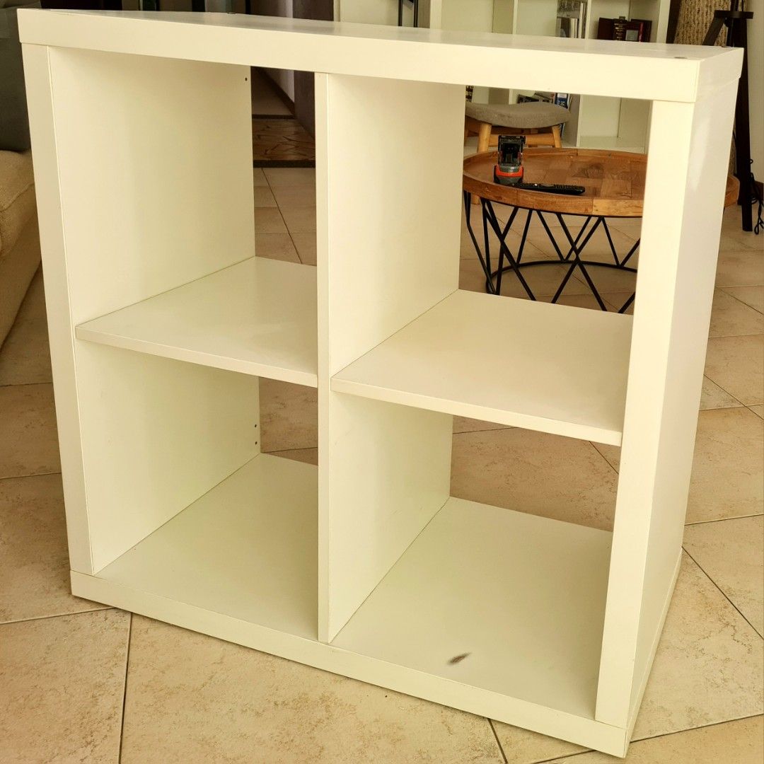 Ikea Kallax storage unit white 2x2, Furniture & Home Living, Furniture