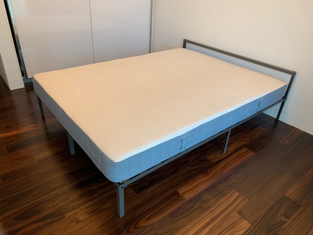 Ikea Mattress and Frame, Furniture & Home Living, Furniture, Bed Frames