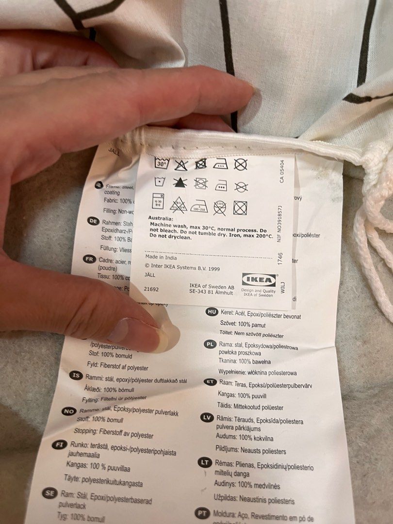 IKEA small iron board cover, Furniture & Home Living, Home Decor, Other