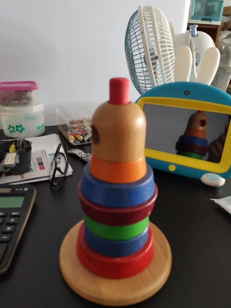 IKEA stacking wooden toys for babies, Babies & Kids, Infant Playtime on