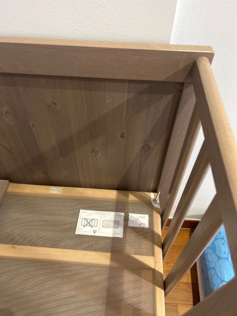 Ikea Sundvik Cot Unique Brown Colour, Babies & Kids, Baby Nursery