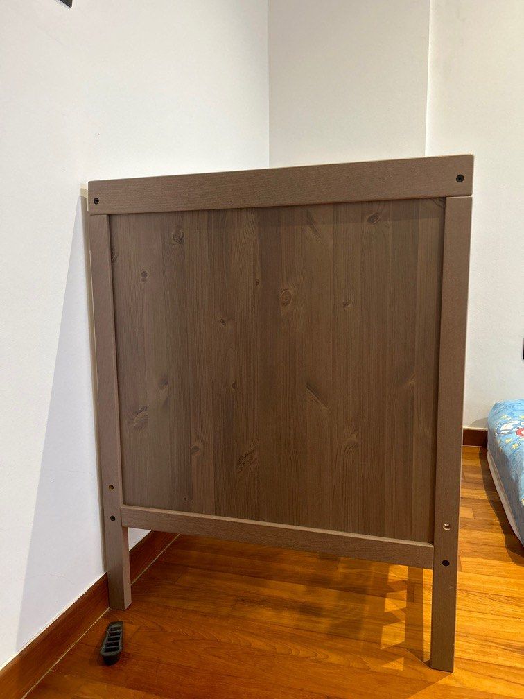 Ikea Sundvik Cot Unique Brown Colour, Babies & Kids, Baby Nursery