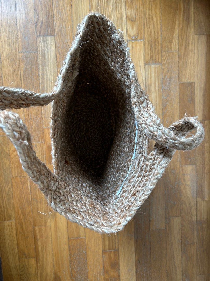 TOLKNING Hanging basket, jute - IKEA
