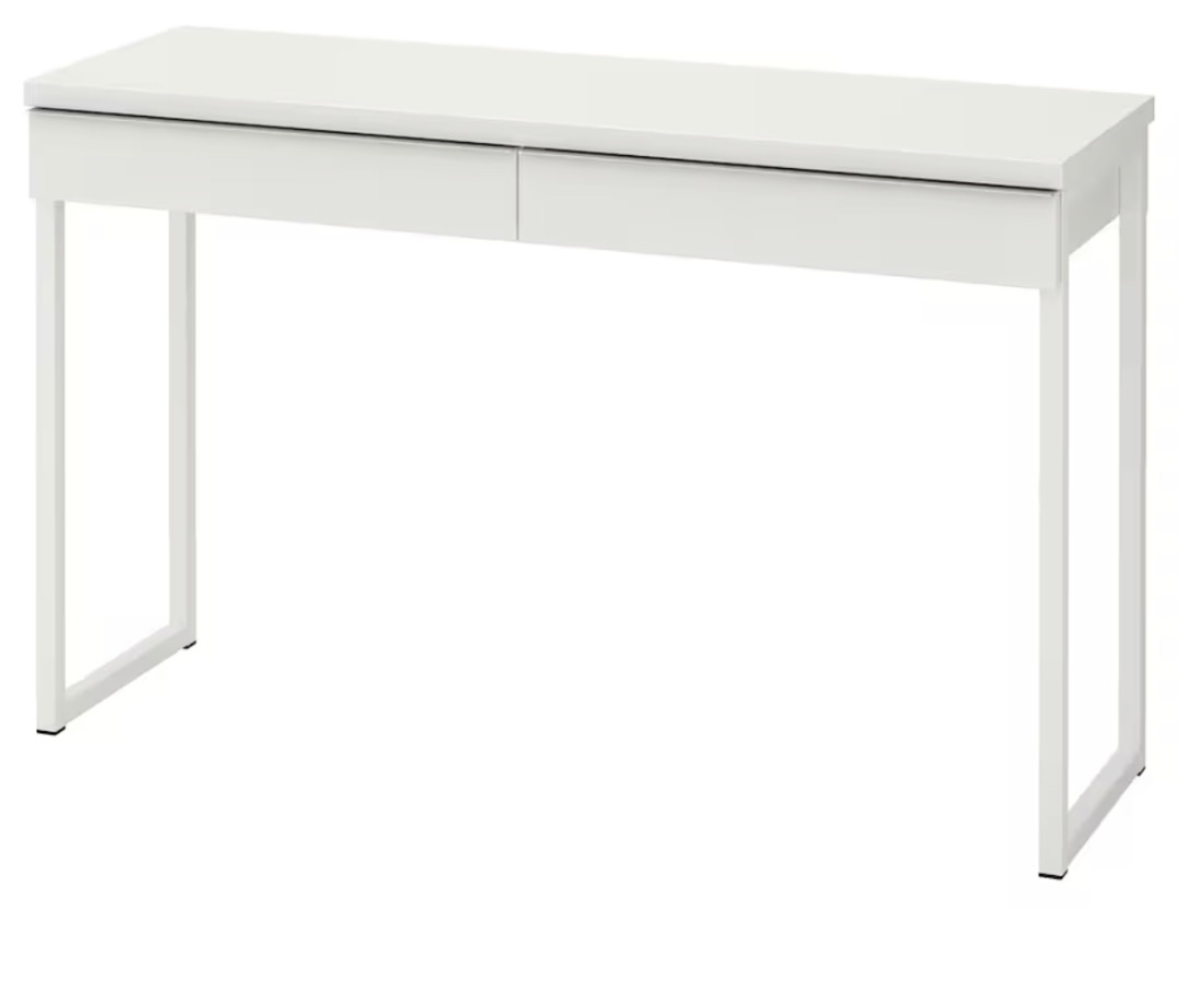 IKEA writing/laptop desk with drawers, Furniture & Home Living