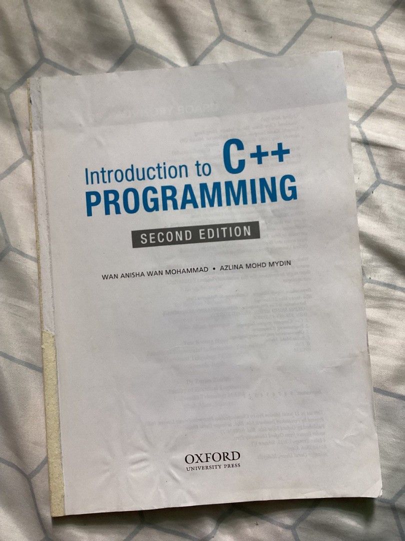 Intro to C++, Hobbies & Toys, Books & Magazines, Textbooks on Carousell