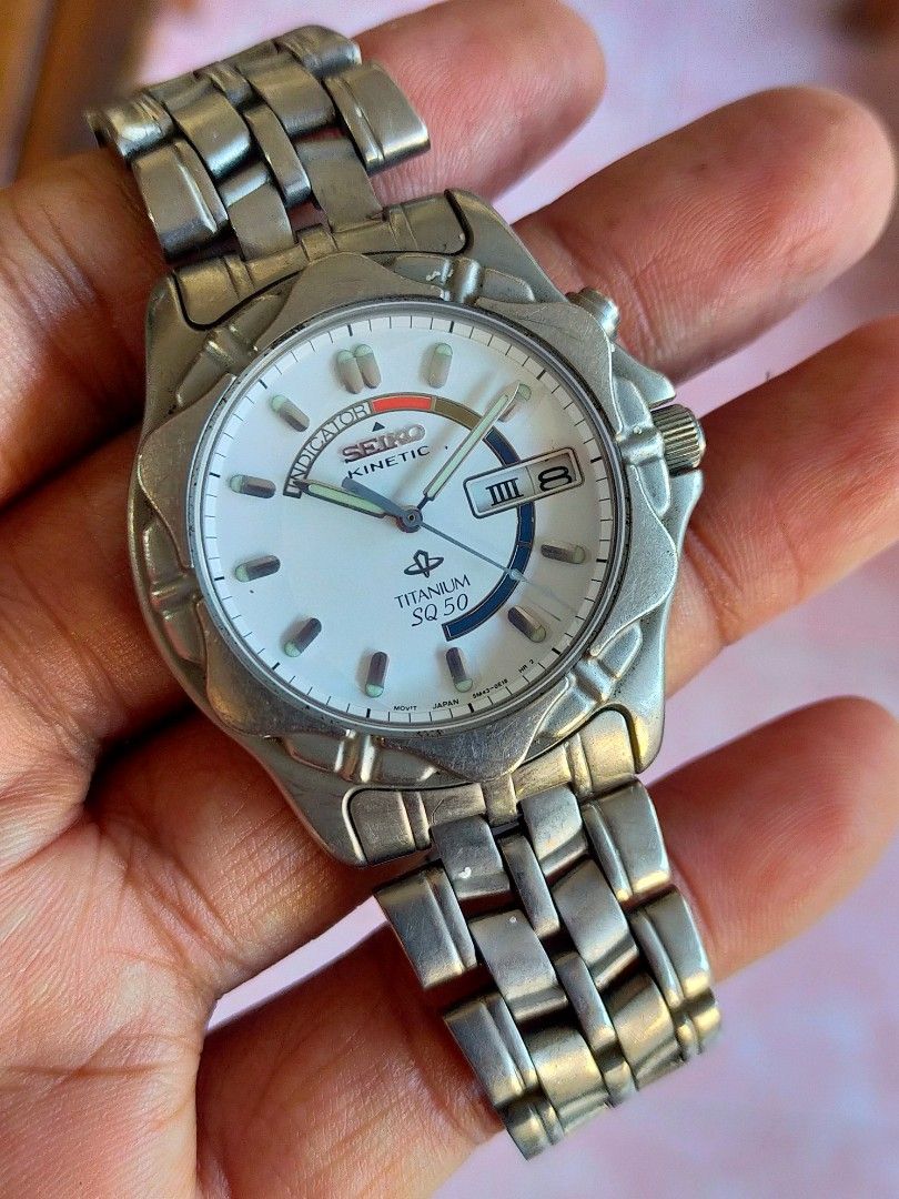 Seiko titanium sq50 hot sale