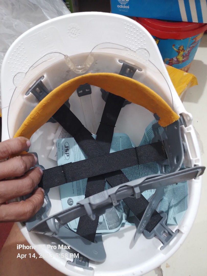 JSP MK7 Safety Helmet with Retractable Eye Shield., Commercial