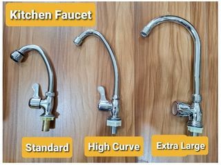 Kitchen Sink Faucet / Gooseneck Faucet / Lavatory Faucet High Quality Durable Standard Regular / Curved / Extra Large(per pc)