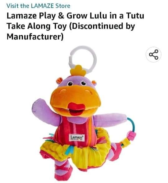 Lamaze Hippo Play Grow Lulu in a Tutu