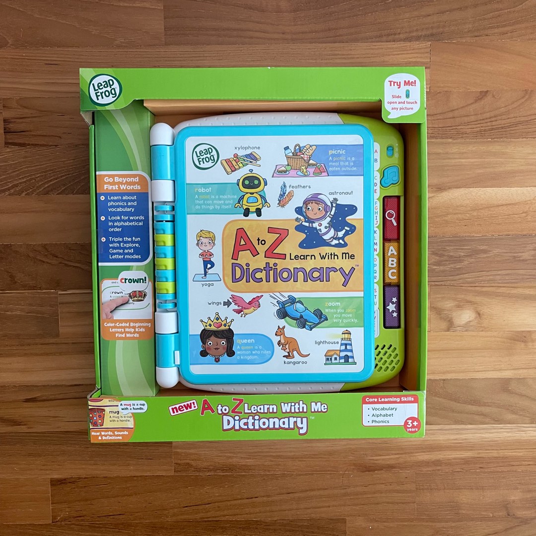 LeapFrog A to Z Learn with Me Dictionary, Babies & Kids, Infant ...