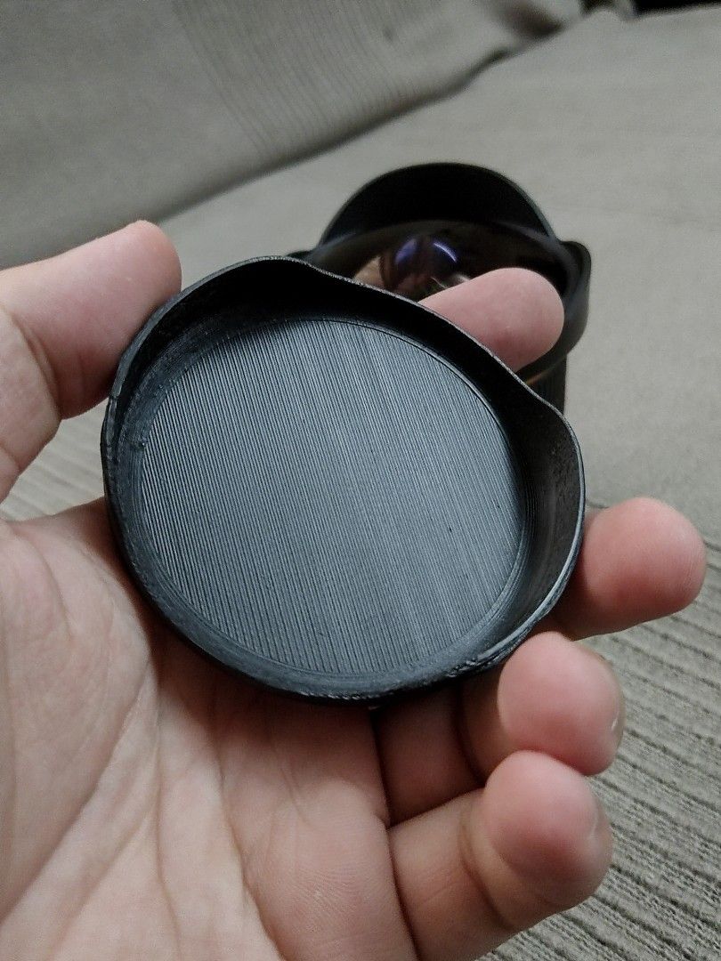 Lens cap for fisheye lens 8mm f3.5 Samyang Rokinon Bower Vivitar