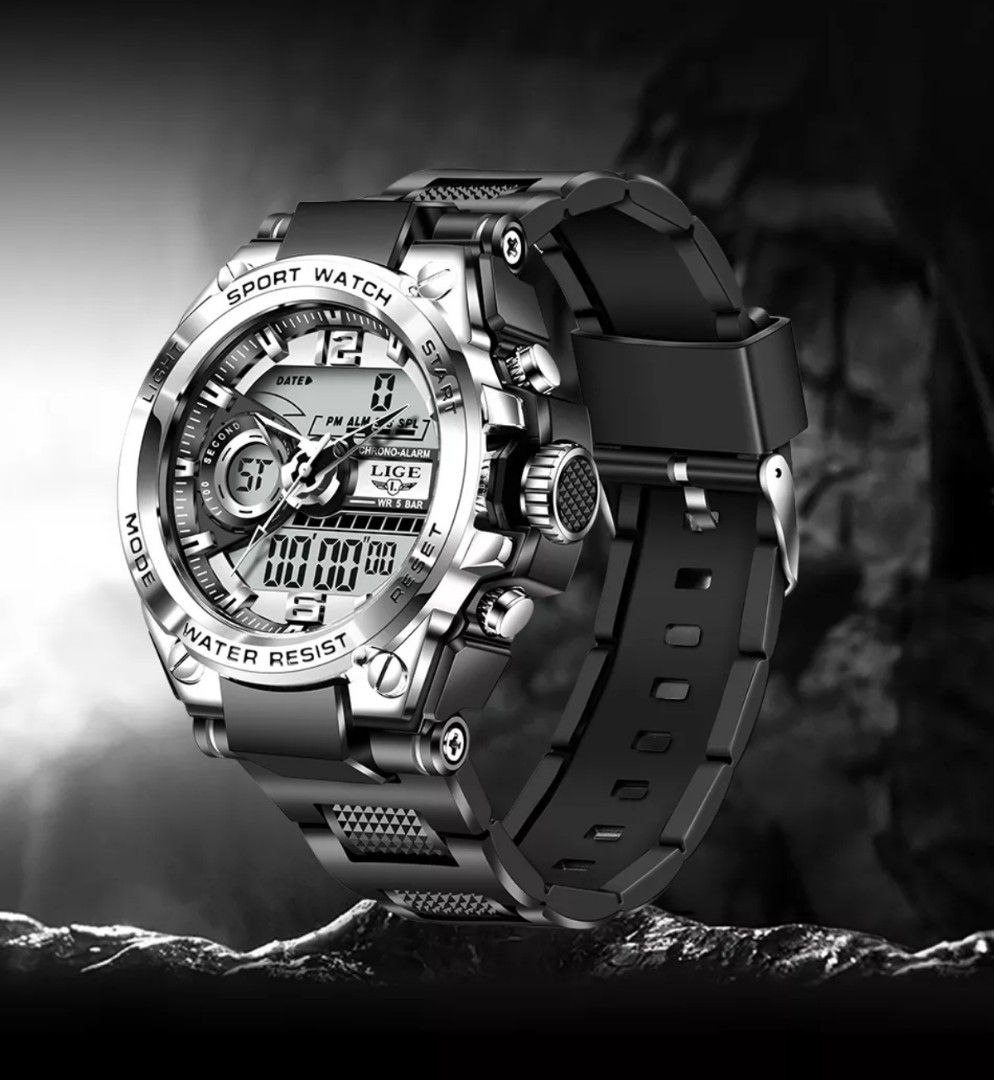 Quartz digital watch on sale