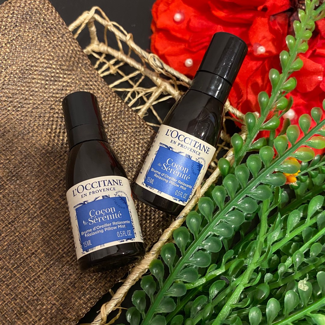 L’OCCITANE relaxing pillow mist 15ml, Beauty & Personal Care, Bath