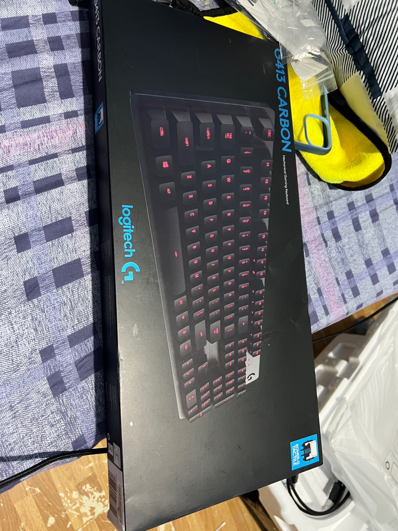 Logitech G413 carbon mechanical gaming keyboard, Computers & Tech ...