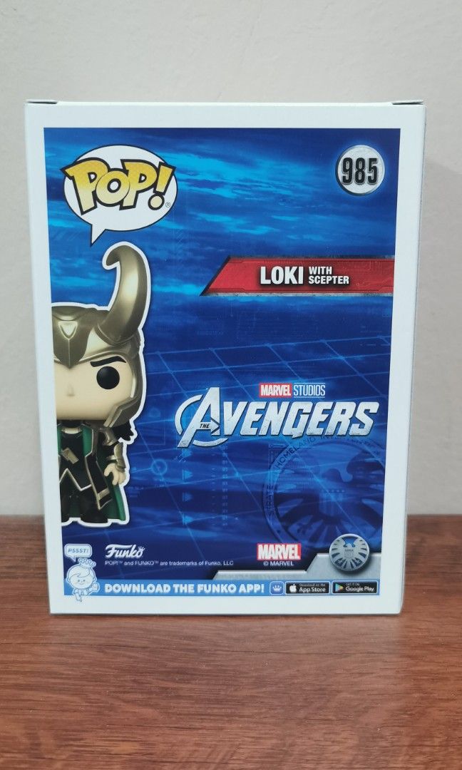 Loki with Scepter Funko Pop, 985