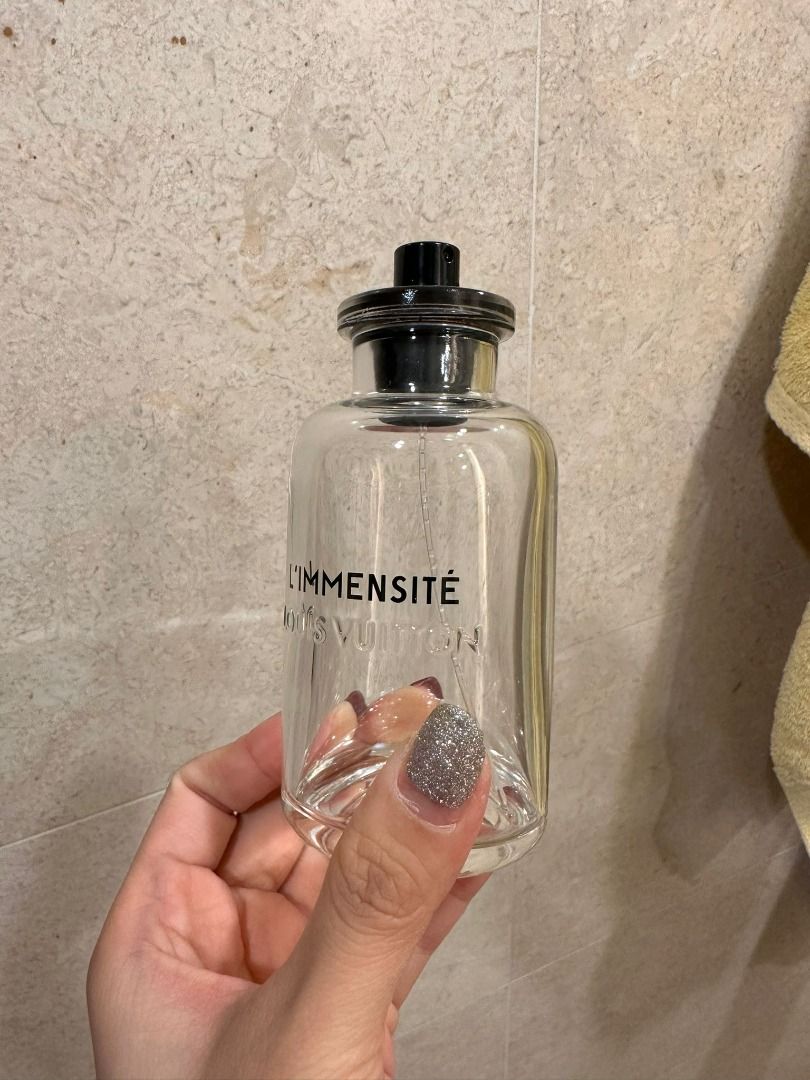 Louis Vuitton L'MMENSITE unisex perfume/ cologne empty bottle with paper  box - CAN DO REFILL, Beauty & Personal Care, Fragrance & Deodorants on  Carousell