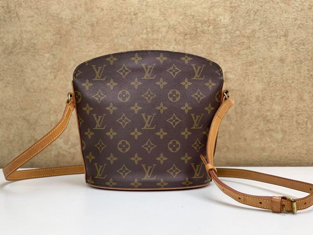 LOUIS VUITTON Monogram Shoulder Bag Drouot M51290 Browns LV 