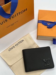LOUIS VUITTON Gift BOX Magnetic 10.5x 4.5x 4 with Envelope Card Blue  Ribbon