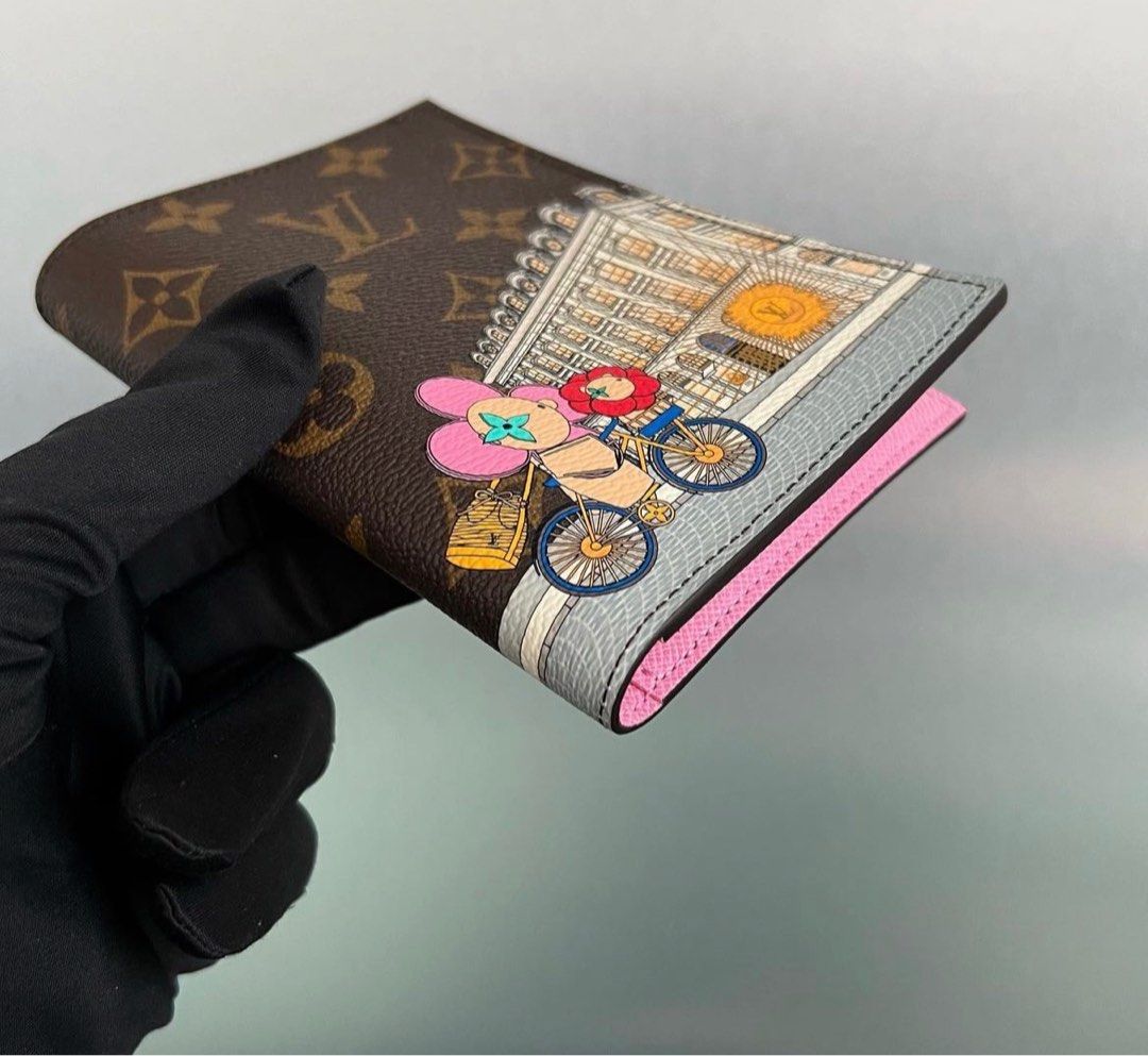 LOUIS VUITTON Passport Cover Fusha pink M80858 Monogram・Vivienne