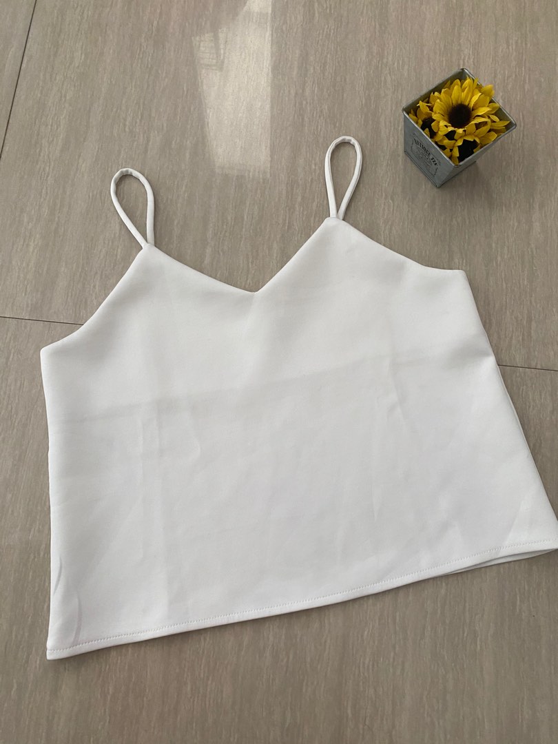 (NEW) Macadamia - Basic Tank, Fesyen Wanita, Pakaian Wanita, Atasan di ...