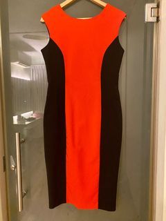 Made in Italy colour block dress