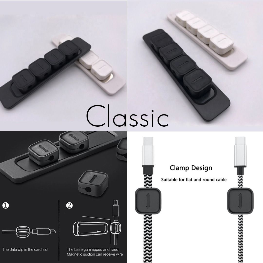 Charging Cable Magnetic Cable Organizer Storage Holder