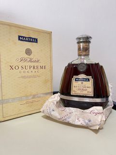 Martell XO supreme 700ml green bottle