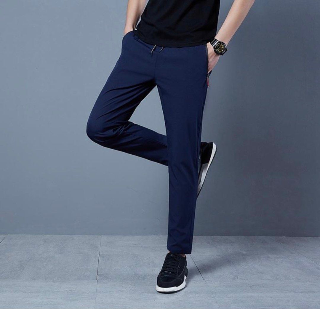 Men's casual pants best sale with drawstring waist
