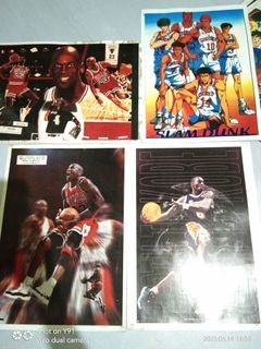 michael jordan,kobe at slamdunk palengke posters  ( 1990's)