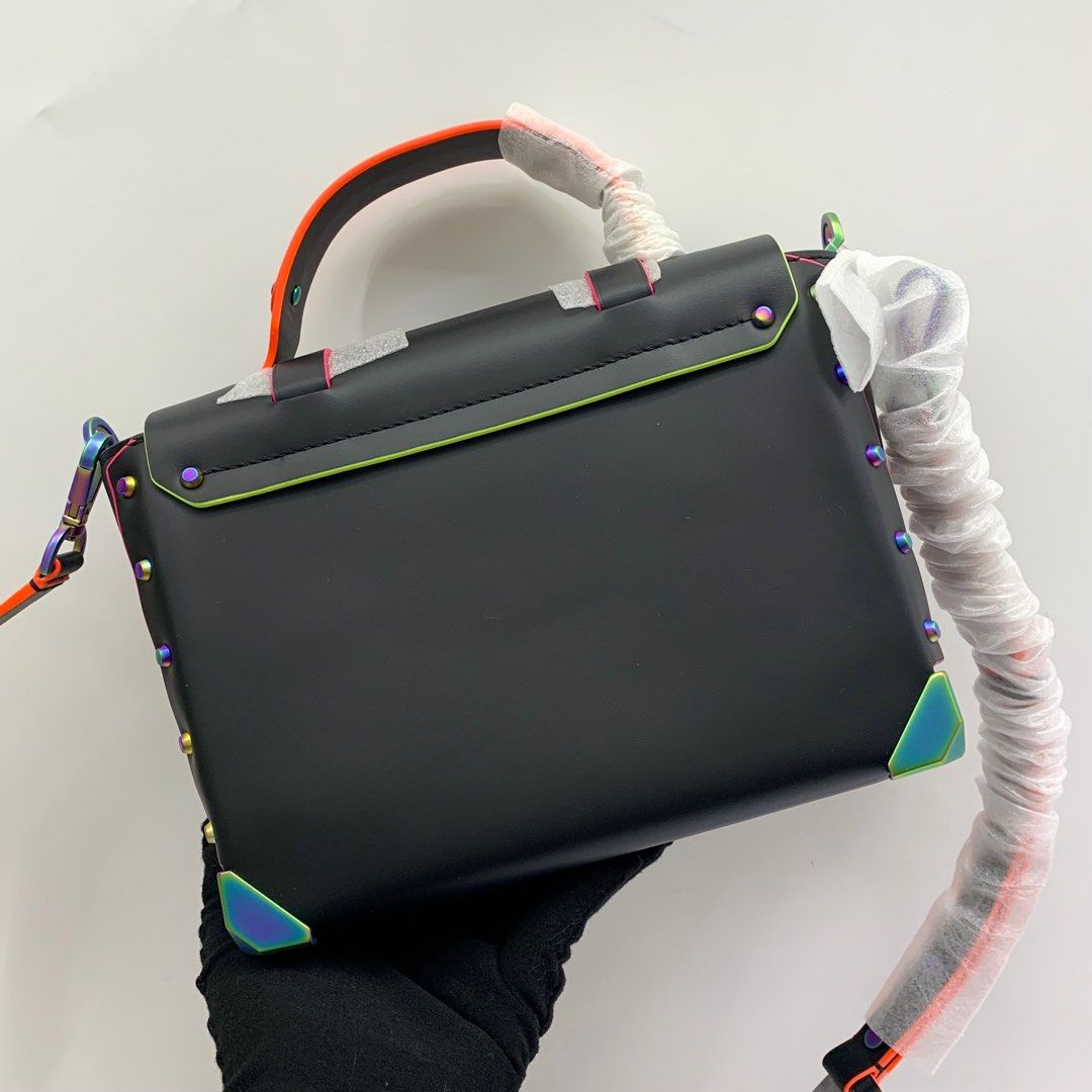 Michael kors black rainbow purse discount