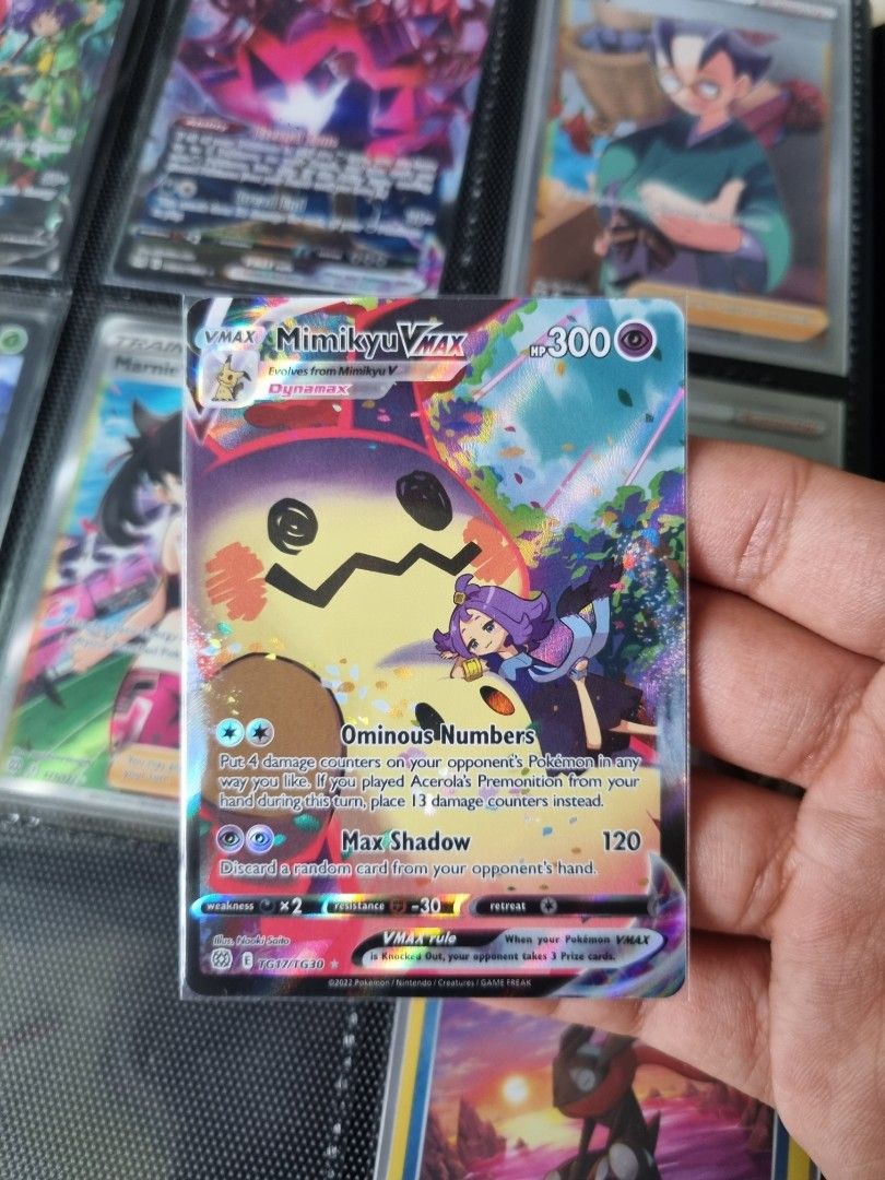 Mimikyu Vmax TG 17/30 (Brilliant Stars) Pokemon, Hobbies & Toys, Toys &  Games on Carousell