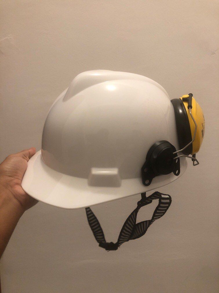 MSA Safety Helmet 3M Earmuffs, Men's Fashion, Watches & Accessories