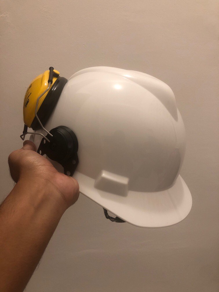 MSA Safety Helmet 3M Earmuffs, Men's Fashion, Watches & Accessories